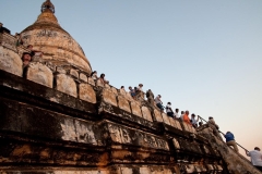 Sonnenuntergang in Bagan