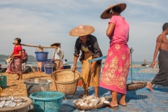 Myanmar - Fischer am Strand