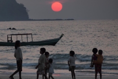 Myanmar - Abends am Strand